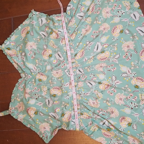 Torrid Sweatheart Ruched Babydoll Sleeveless Top In Hemlock Greet Size 4x - Picture 11 of 14